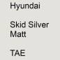 Preview: Hyundai, Skid Silver Matt, TAE.